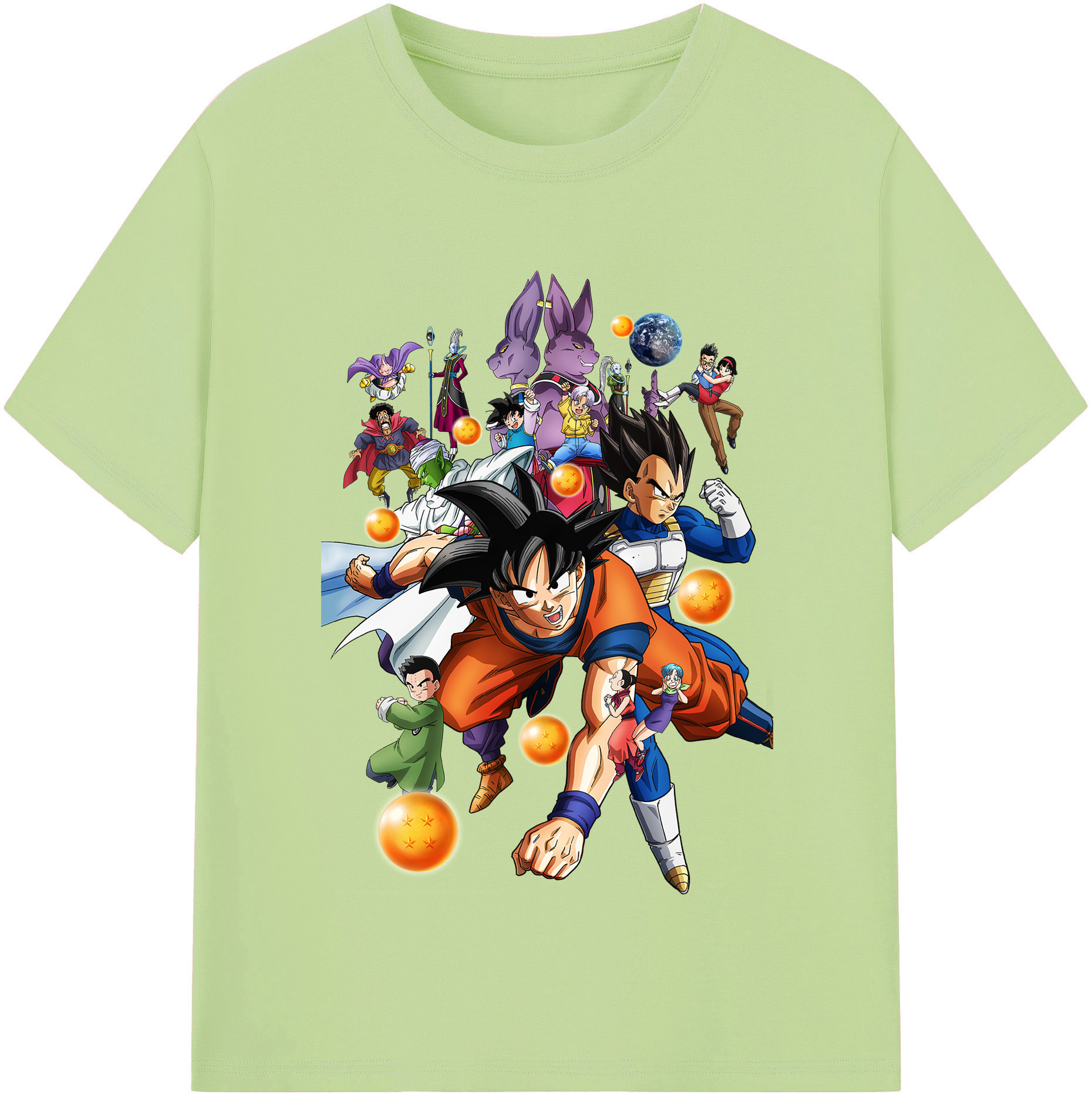 （画像用） ドラゴンボール DRAGON BALL 綿100％半袖Tシャツ（フロントプリント）